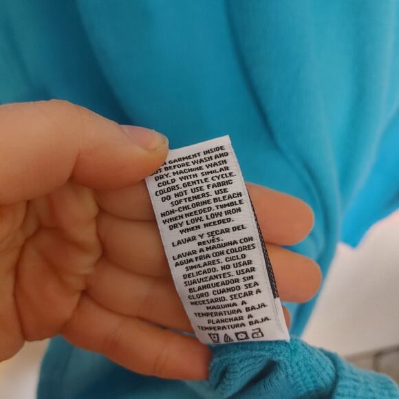 Wild Fox Size Extra Large XL Blue Sweater Comfy Cozy Loungewear Soft - Picture 10 of 10